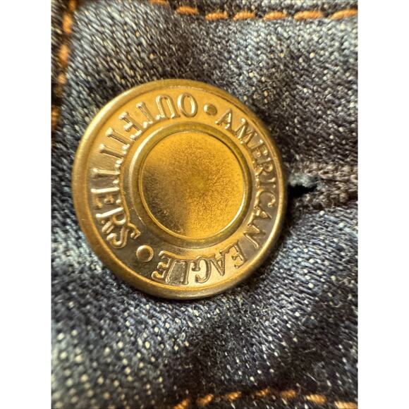 American Eagle Women's Hi-Rise Jegging Blue Denim Jeans Stretch Size 0 Short - Picture 6 of 15